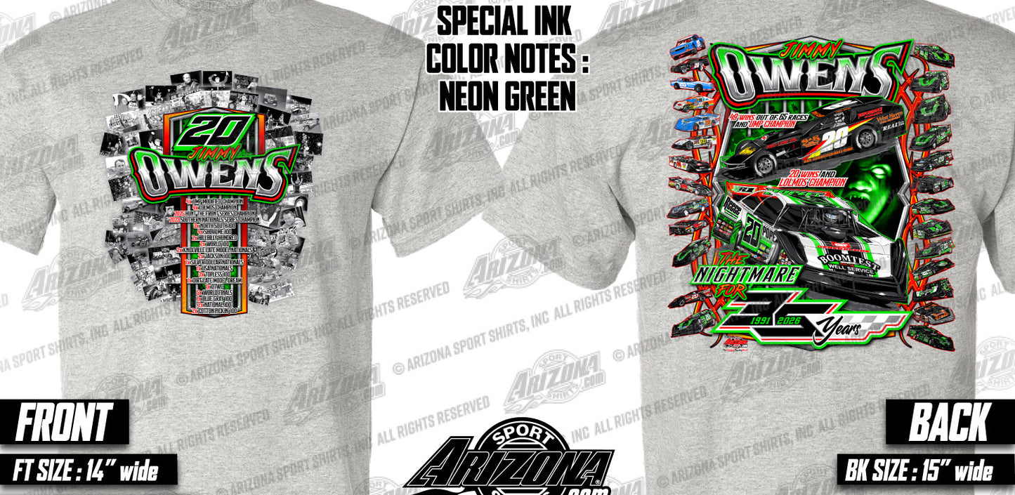 K2601AG - Ash Gray "The Nightmare for 35 Years" Kids Short Sleeve Shirt