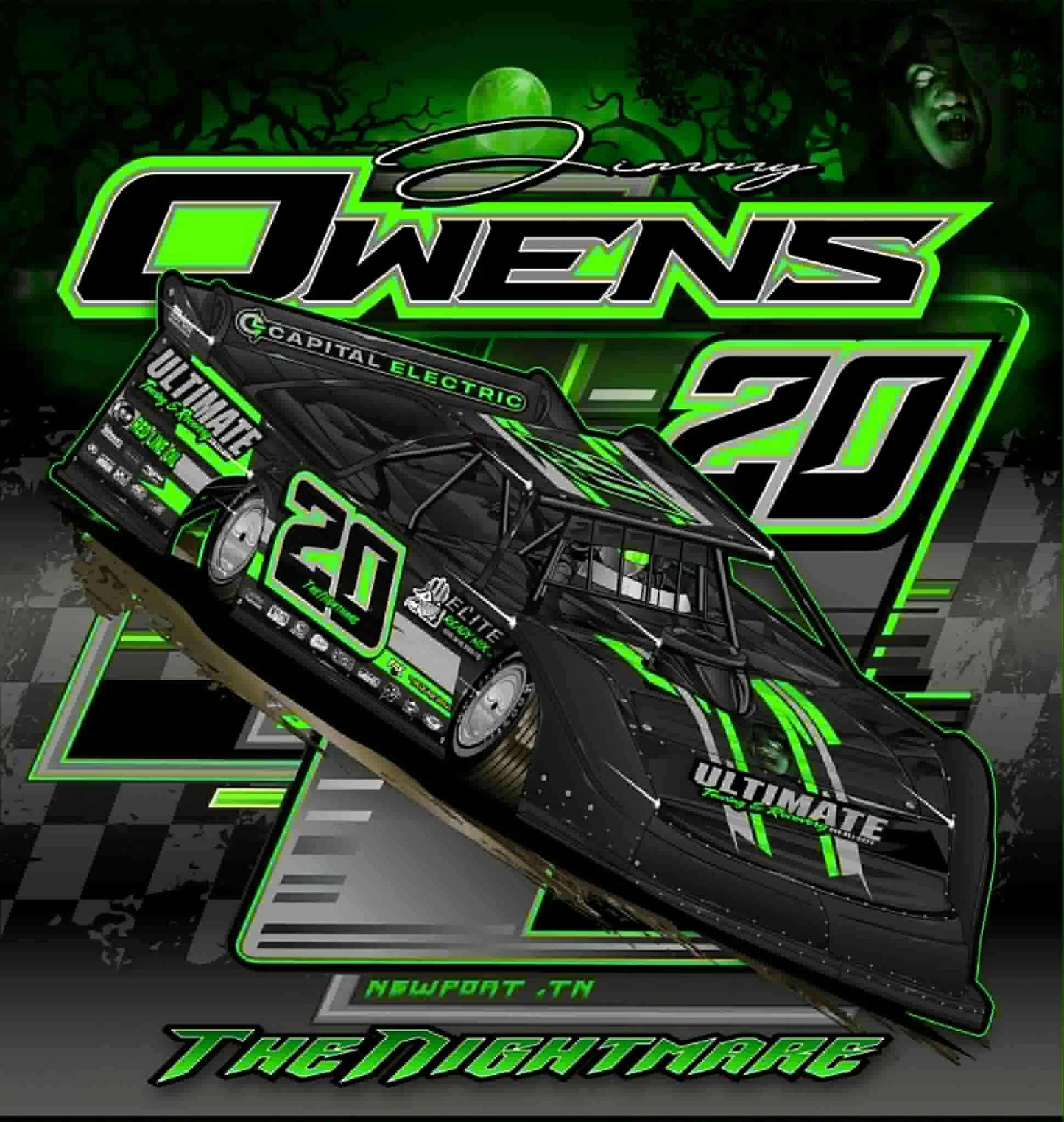 M2514 - Jimmy Owens "The Nightmare" Fleece Blanket (60"x75")