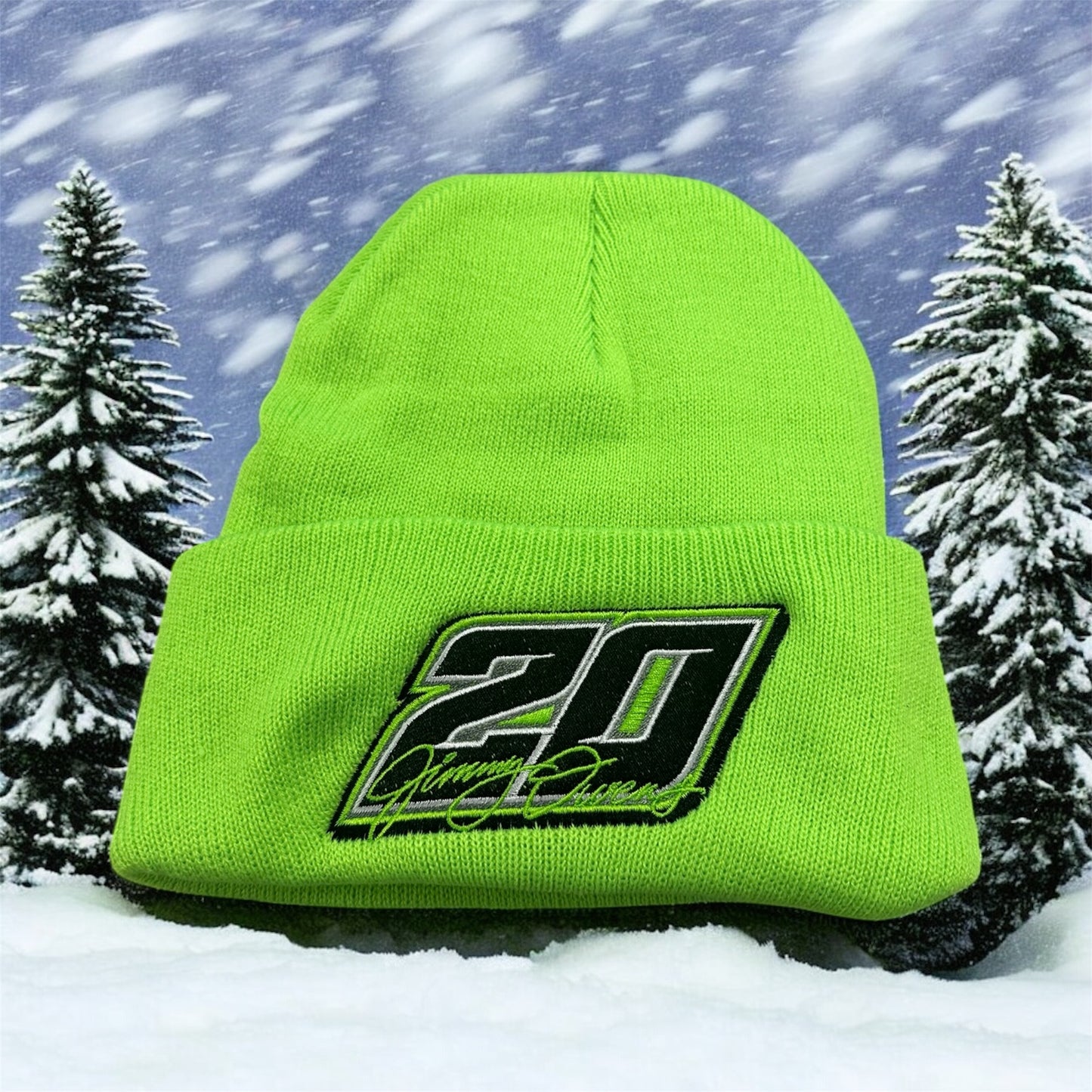 H2521GR - Green 20 Jimmy Owens Cuffed Beanie