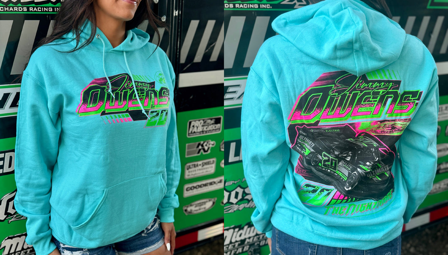 HS2504SBL - Scuba Blue Adult Hooded Sweatshirt