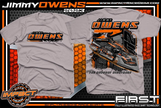 T2322IG - Ice Gray "Jimmy Owens Twenty" Adult Short Sleeve Shirt