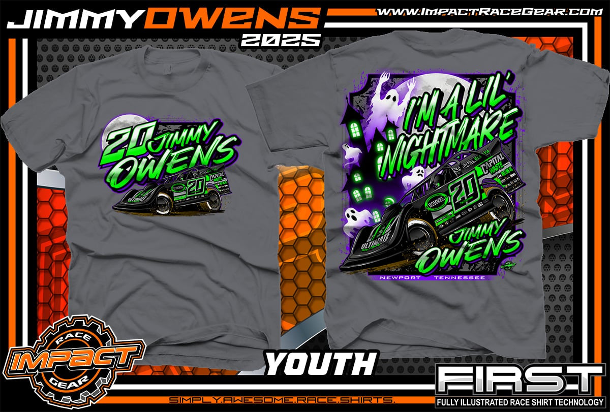 K2512CG - Charcoal Gray I'm A Lil' Nightmare Kids Short Sleeve Shirt