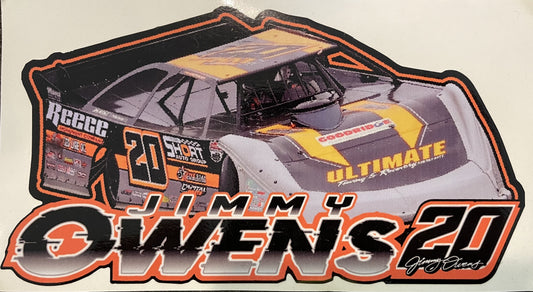 S2308 - Jimmy Owens Right Side Car Window Sticker