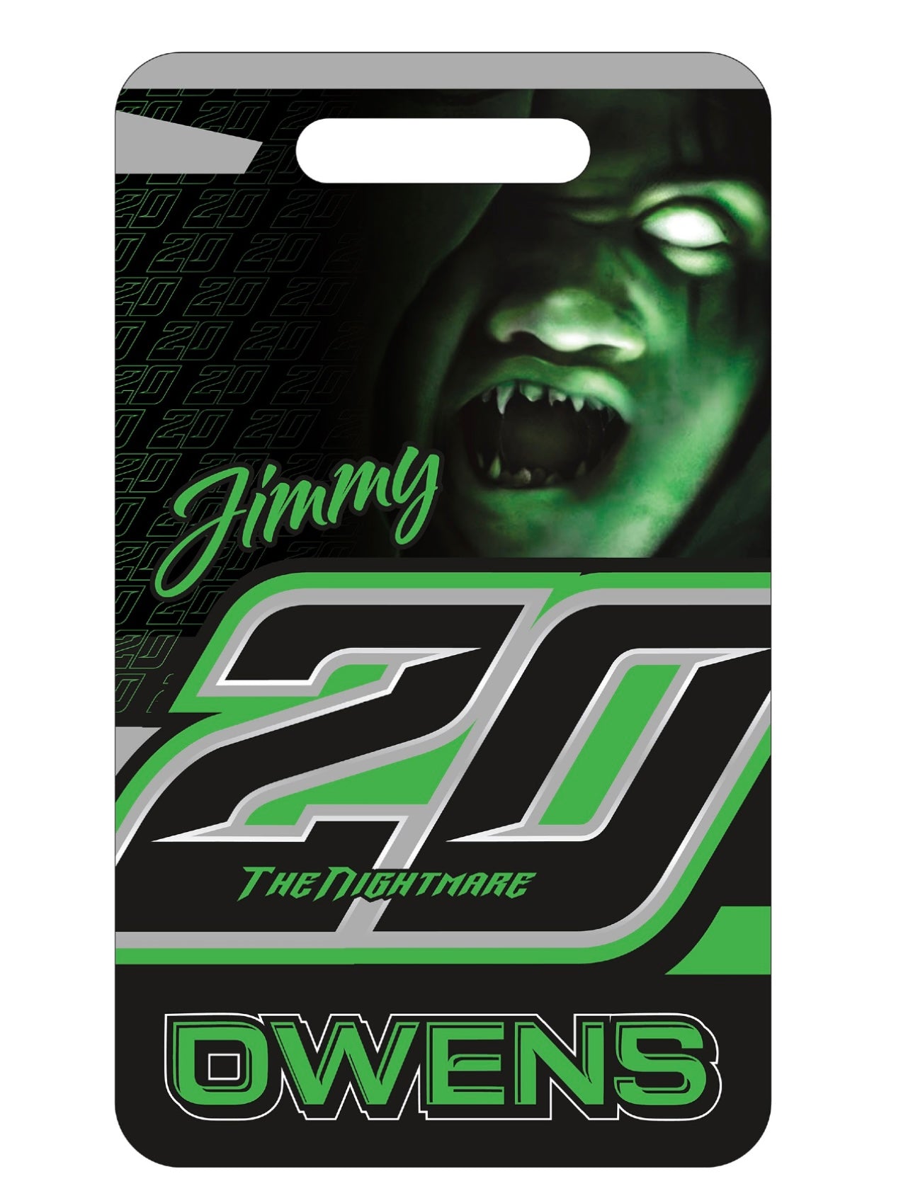 M2508 - Jimmy Owens #20 Seat Cushion