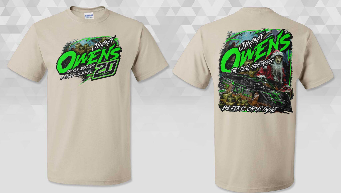 T2515S - Sand "Real Nightmare Before Christmas" Adult Short Sleeve Shirt