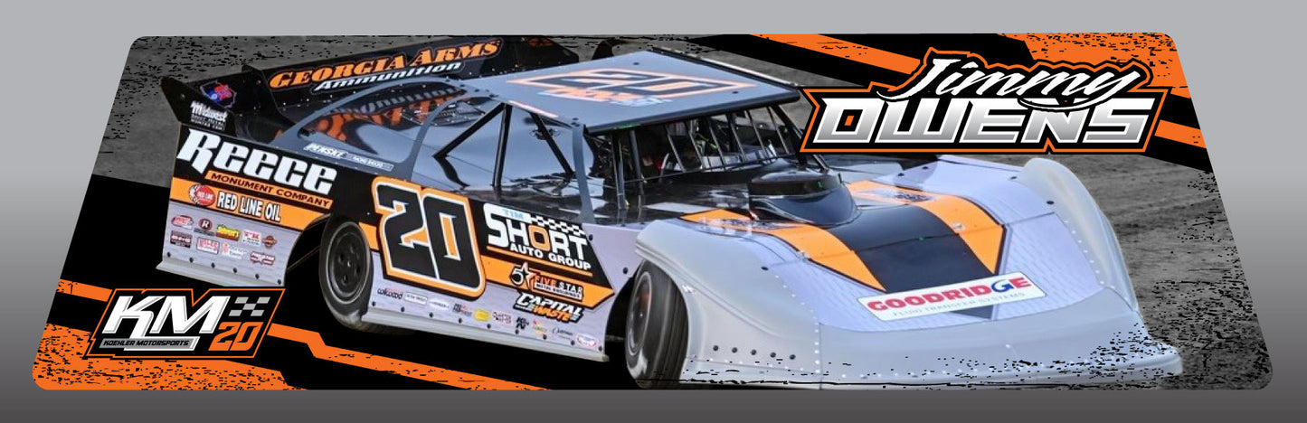 M1801 - Jimmy Owens Vehicle Back Glass Decal