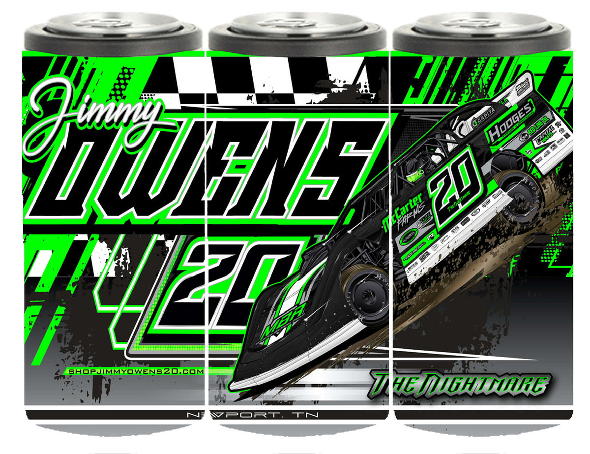 M2607 - Jimmy Owens Slim Can Hard Koozie
