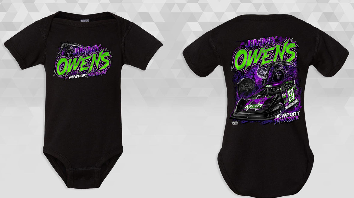 K2607B - Black "Owens Fierce" Infant Onesie