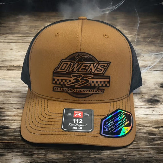 H2602BRB - Brown / Black Mesh 35 Years of Nightmares Snapback Hat