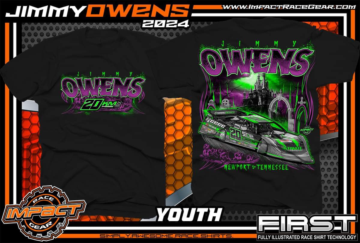 K2408B - Black "Owens Graveyard" Kids Short Sleeve Shirt