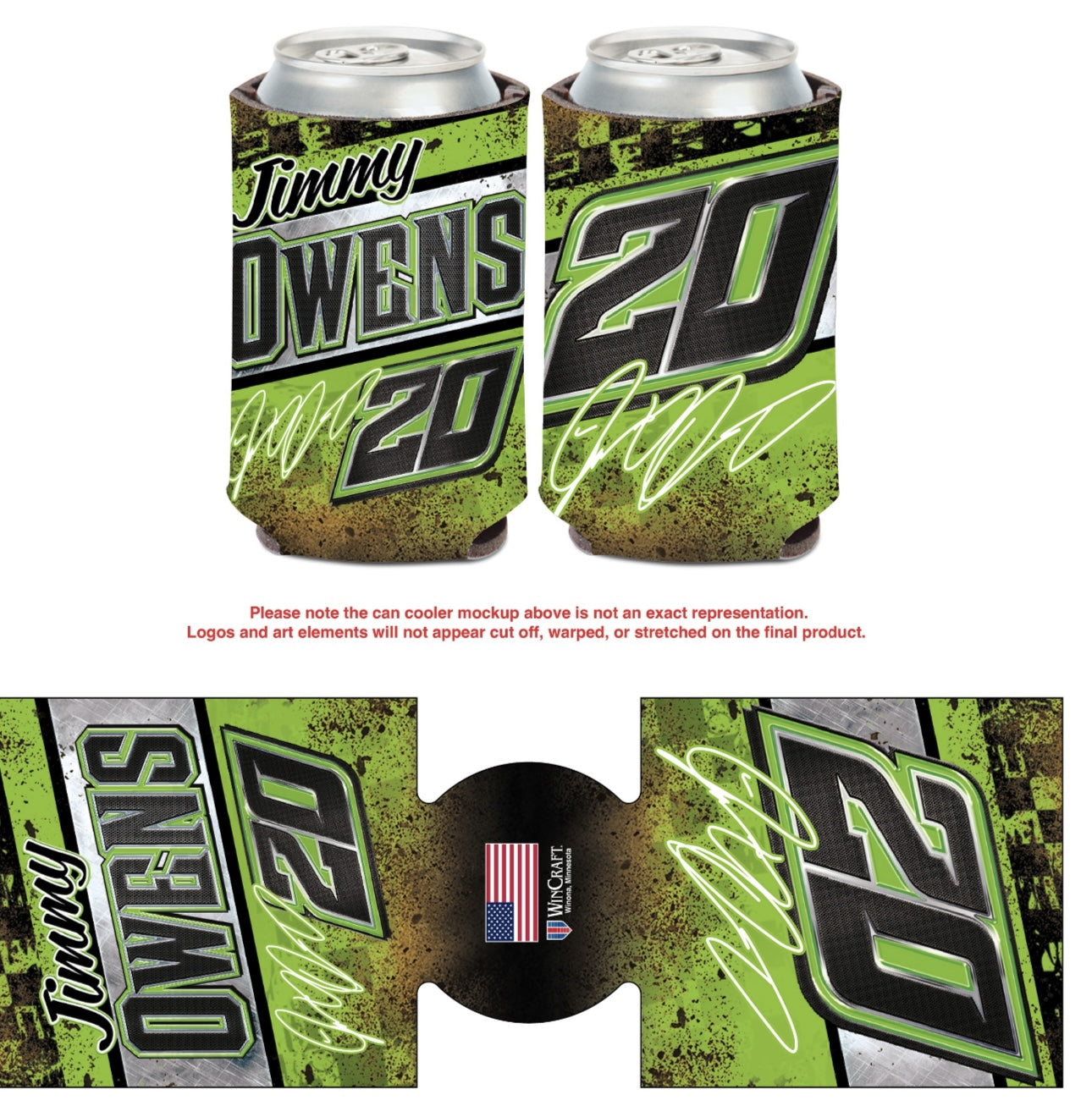 M2408 - Jimmy Owens 2024 Car Can Koozie