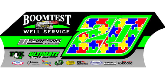M2501 - Jimmy Owens Autism #20 Left Side Mini Door Panel