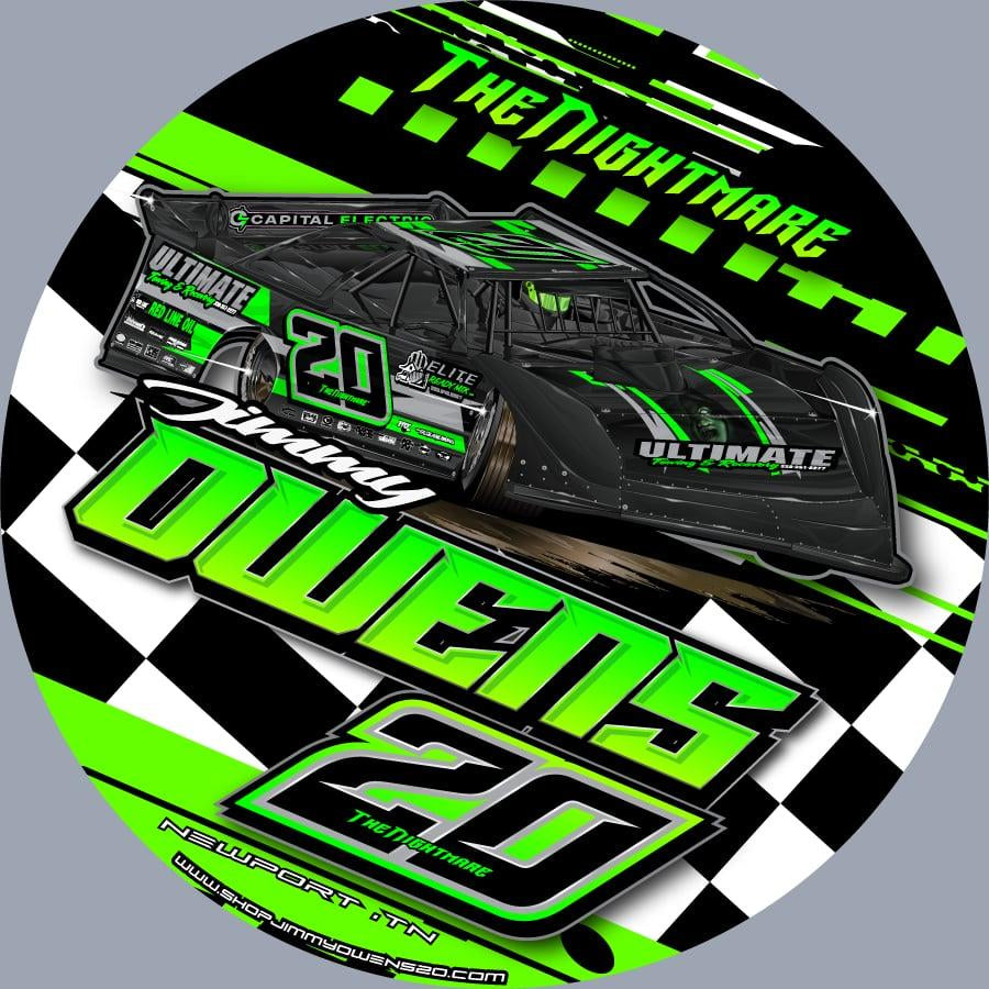 M2515 - Jimmy Owens Acrylic Christmas Ornament