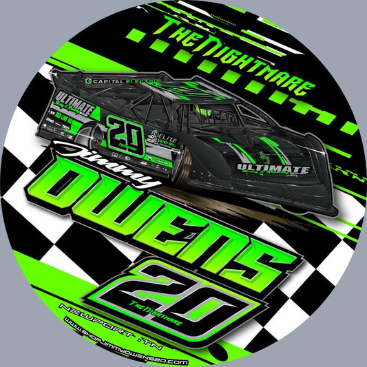 M2515 - Jimmy Owens Acrylic Christmas Ornament