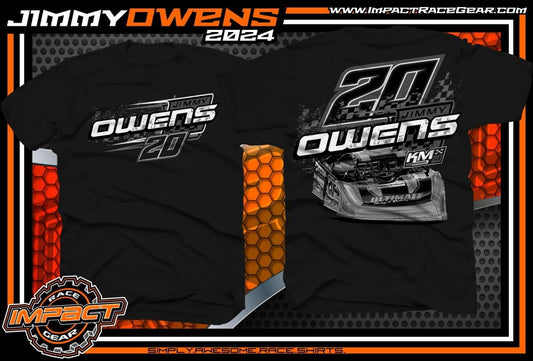 T2411B - Black "Owens Grunge Checkers" Adult Short Sleeve Shirt