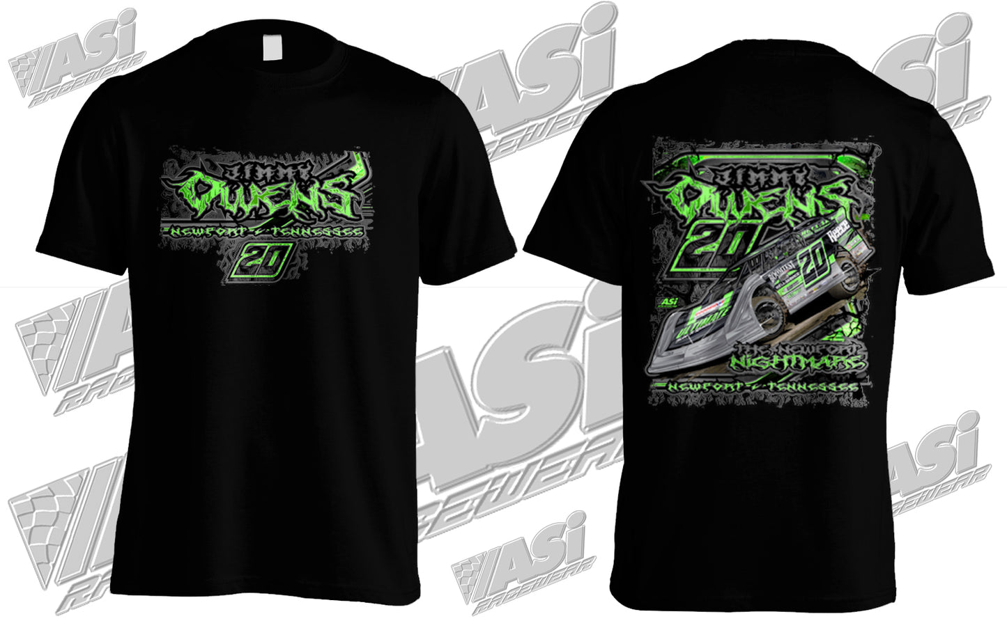 T2413B - Black "Owens Up in Smoke" Adult Short Sleeve Shirt