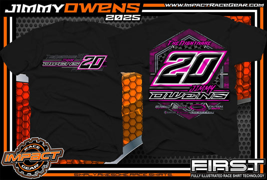T2508B - Black "Nightmare Hexagon" Soft Style Adult Short Sleeve Shirt