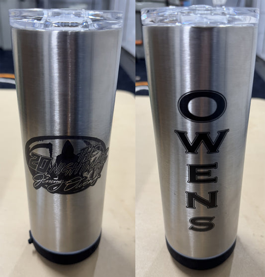 M2418 - Stainless Jimmy Owens 20 oz. Speaker Tumbler