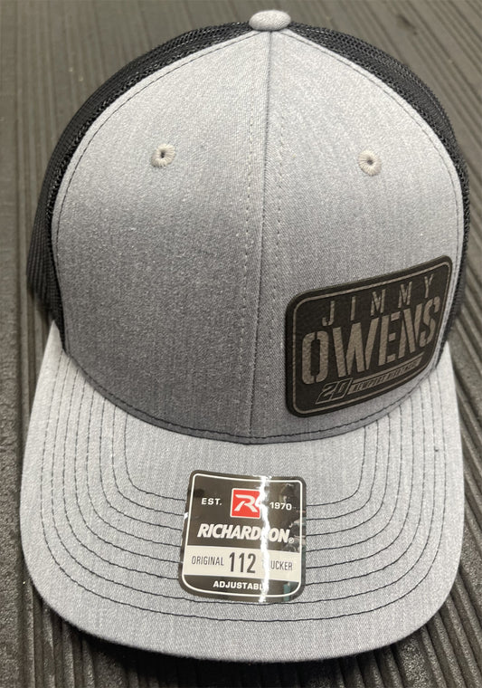 H2202GB - Gray / Black Mesh Jimmy Owens Rectangle Snap Back Hat